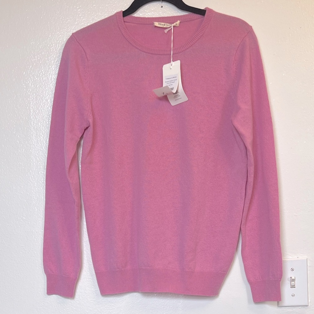 WoolOvers Merino Cashmere Crew Neck Sweater